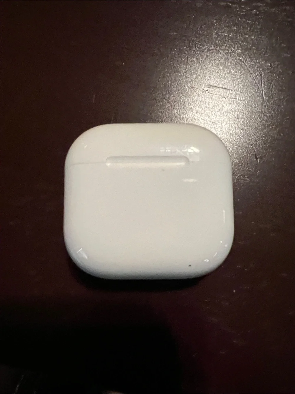 White Wireless Earbuds Charging Case